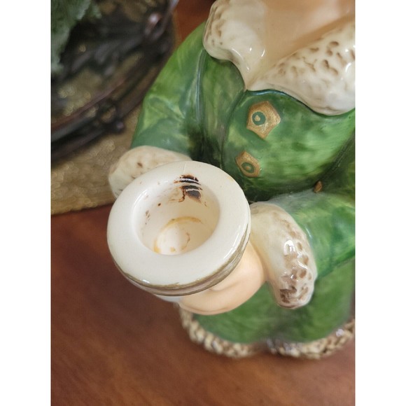 Vintage Christmas GOEBEL Hummel Frobek ANGEL Germany Figurine Candleholder 9" - Picture 5 of 11